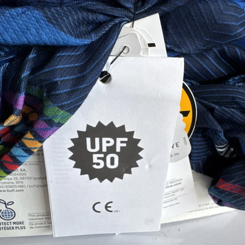 2020 UTMB Mont-Blanc Buff Neck Gaiter Adult OS Blue Multifunctional Headwear